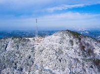【冬雪丽景】黄冈广播电视台发射中心