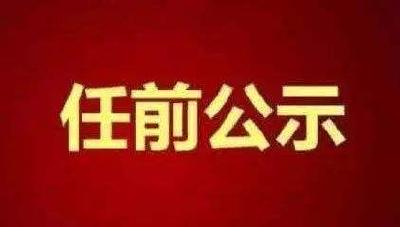 【黄冈头条】最新！干部任前公示公告
