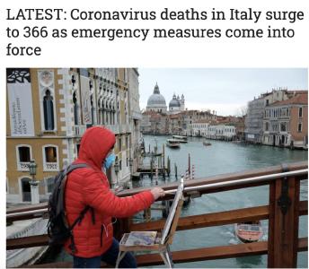 你没看错，意大利这个新增数据是死亡病例数…