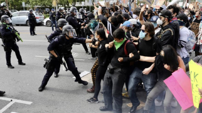 抗议警察执法失当 示威活动蔓延美国多地