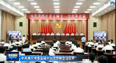 中共黄冈市委五届十一次全体会议召开
