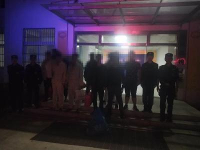 赌博团伙公司化运营 ,  蕲春警方一举捣毁现场抓获36人