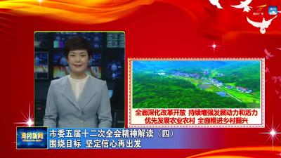 市委五届十二次全会精神解读（四）  围绕目标 坚定信心再出发