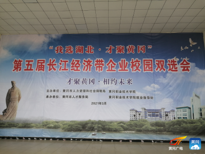 第五届“我选湖北·才聚黄冈”长江经济带企业校园双选会成功举行
