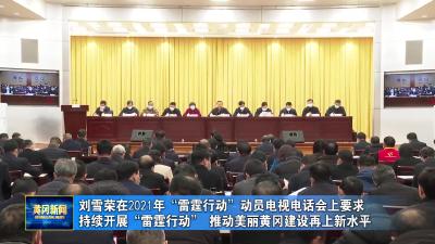 刘雪荣在2021年“雷霆行动”动员电视电话会上要求： 持续开展“雷霆行动 ” 推动美丽黄冈建设再上新水平