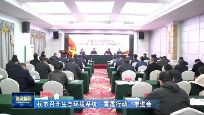 我市召开生态环境系统“雷霆行动”推进会