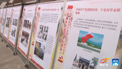 黄冈举办庆祝中国共产党成立100周年特展