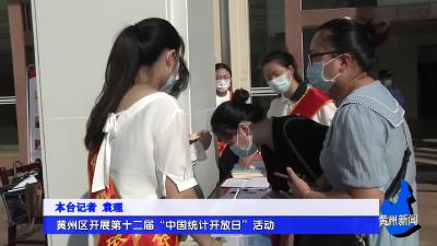 黄州区开展第十二届“中国统计开放日”活动