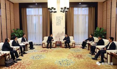 张家胜李军杰会见上海联影医疗集团董事长薛敏