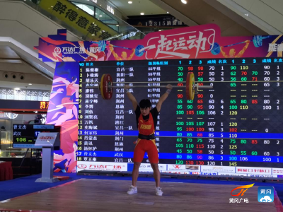 2021年全省青少年举重锦标赛落下帷幕  黄州小将获第二名！