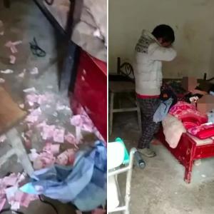 6000元钱被撕成碎片，拼了！