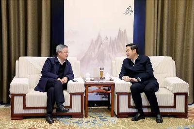 视频 | 张家胜与中铁大桥院党委书记刘自明一行座谈