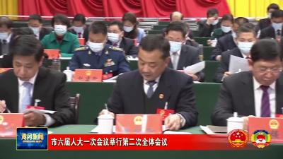 市六届人大一次会议举行第二次全体会议
