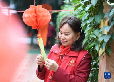 新华全媒+丨台胞吴清菊的虎年元宵节