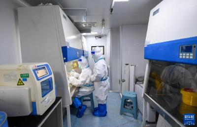 新华全媒+丨日检测100万人 方舱实验室助力呼和浩特“战疫”