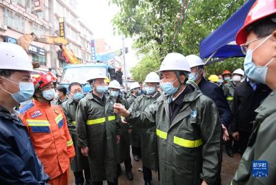 王勇在湖南长沙指导居民自建房倒塌事故救援和应急处置工作时强调 全力以赴开展抢险救援 争分夺秒搜救被困人员