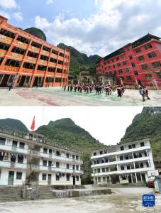 营养改善这些年 三只羊小学“长大长高”了