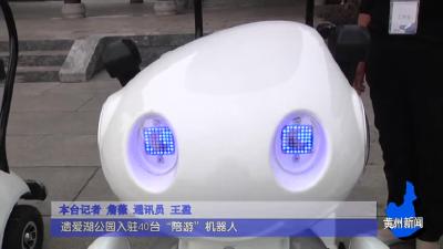 遗爱湖公园入驻40台“陪游”机器人