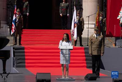 匈牙利首位女总统就职典礼在布达佩斯举行 