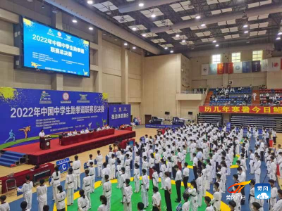 2022年中国中学生跆拳道联赛总决赛在黄州举行