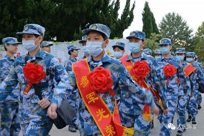 罗田举行新兵入伍欢送老兵宣讲活动