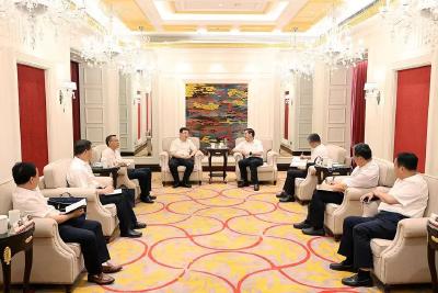 视频 | 张家胜会见中铁二十二局集团公司董事长赵红鹰