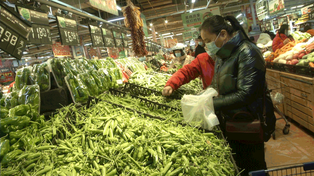 黄冈市区果蔬等民生商品量足价稳