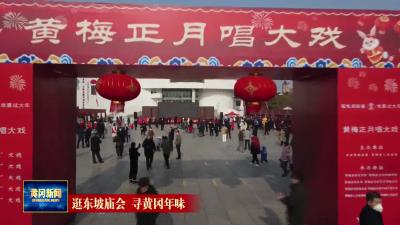 《逛东坡庙会 寻黄冈年味》黄梅：庙会闹新春 百姓乐开怀