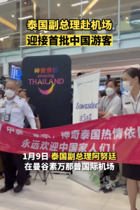 中国游客到了！这国副总理带两位部长在机场迎接