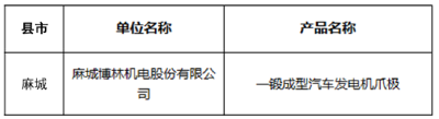 喜讯！麻城市博林机电产品成功入选省创新产品应用示范推荐目录