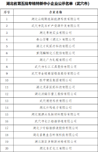 武穴市20家企业进入全省公示名单