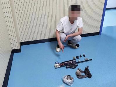 网购零件组装气枪 男子非法捕猎野生珍稀动物被罗田警方抓获