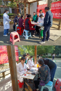 黄州珠明山社区开展“慢性筛查进小区 健康服务零距离”活动