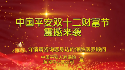 中国平安双十二财富节震撼来袭！