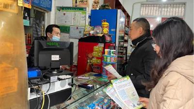 印染社区开展冬季取暖安全宣传
