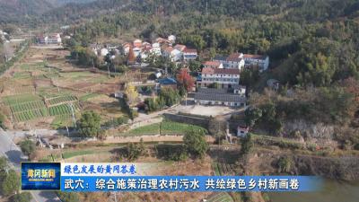 绿色发展的黄冈答卷｜ 武穴：综合施策治理农村污水 共绘绿色乡村新画卷