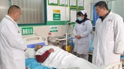 浠水县总医院清泉分院首例高龄脑卒中患者溶栓成功