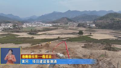 抢跑春天里 一线直击 ｜ 黄冈：项目建设春潮涌