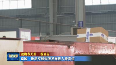 抢跑春天里 一线直击｜ 麻城：推动交通物流发展进入快车道