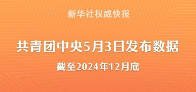截至2024年底全国共有共青团员7531.8万名
