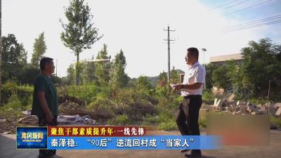 聚焦干部素质提升年 一线先锋｜秦泽稳：“90后”逆流回村成“当家人”
