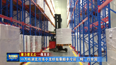 90万吨湖北冷冻小龙虾搭乘顺丰冷运“鲜”行全国