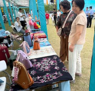 黄梅挑花亮相非遗展会 匠心技艺演绎荆楚美学