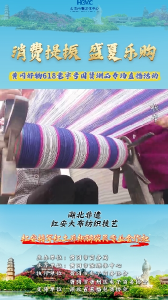 黄冈好物618老字号国货潮品专场直播——红安将军红土布织锦农民专业合作社