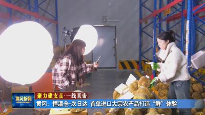 聚力建支点 一线直击 ｜黄冈：恒温仓+次日达 打造进口榴莲“鲜”体验
