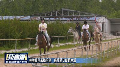 体验骑马采摘乐趣  感受夏日田野生活