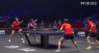 孙颖莎/王曼昱强势晋级WTT美国大满贯女双四强