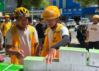 清凉沁心田 暖“新”更暖心 我市开展新就业群体关爱活动