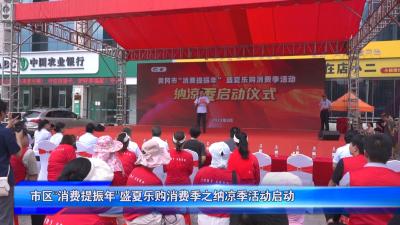 市区“消费提振年”盛夏乐购消费季之纳凉季活动启动