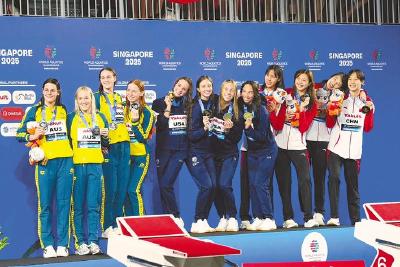 7名健儿揽8金1银4铜 两位19岁新锐强势崛起——“湖北力量”闪耀新加坡游泳世锦赛